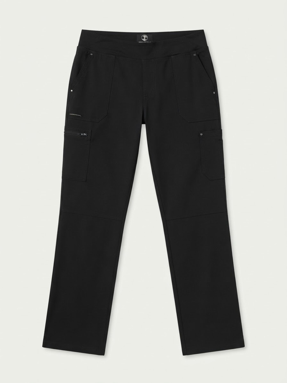 Healing Hands purple label 7133T Black Cargo Scrub Pants XLT